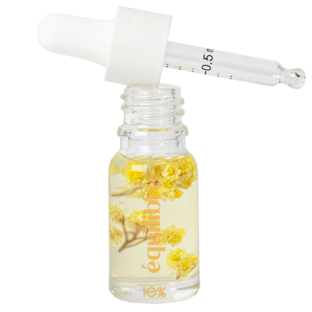 Huile CBD 10% Equilibre et pipette graduée