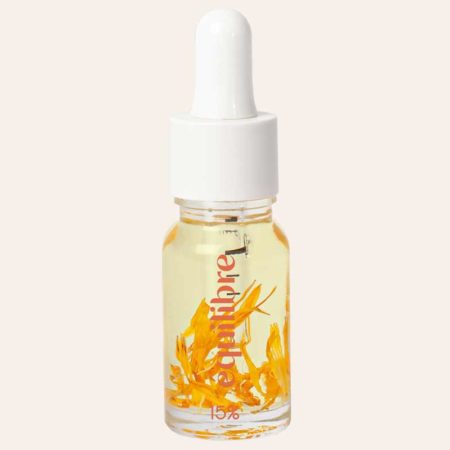 Flacon d'huile CBD 15% à large spectre Equilibre et calendula