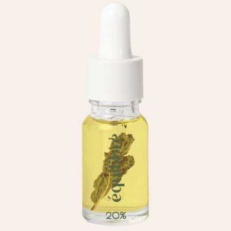 Flacon d'huile CBD 20% à large spectre Equilibre et menthe poivrée