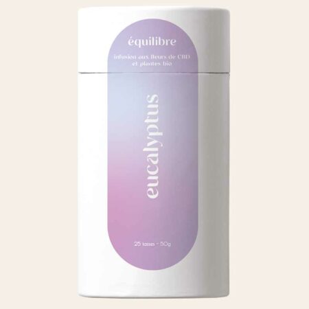 Tisane CBD à l'eucalyptus et plantes bio