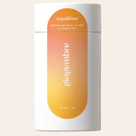 Tisane CBD au Gingembre et plantes bio