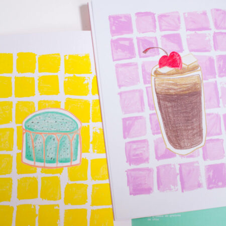 Illustrations du livre de recettes au CBD