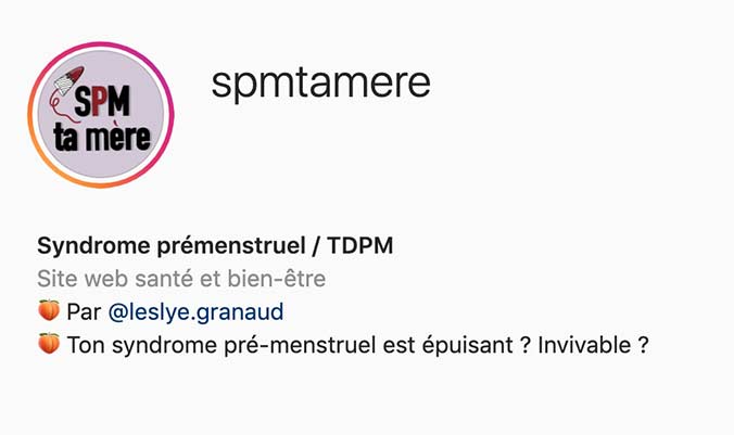 Compte instagram @spmtamere
